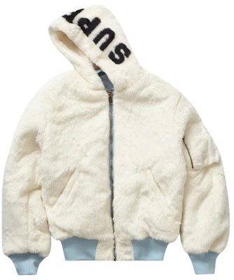 Supreme蓝色毛绒可翻转MA-1夹克 Lookbook Supreme蓝色毛绒可翻转MA-1夹克