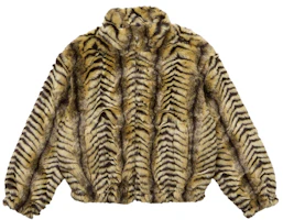 Supreme Faux Fur WINDSTOPPER Bomber Jacket Tan Supreme Faux Fur WINDSTOPPER Bomber Jacket Tan