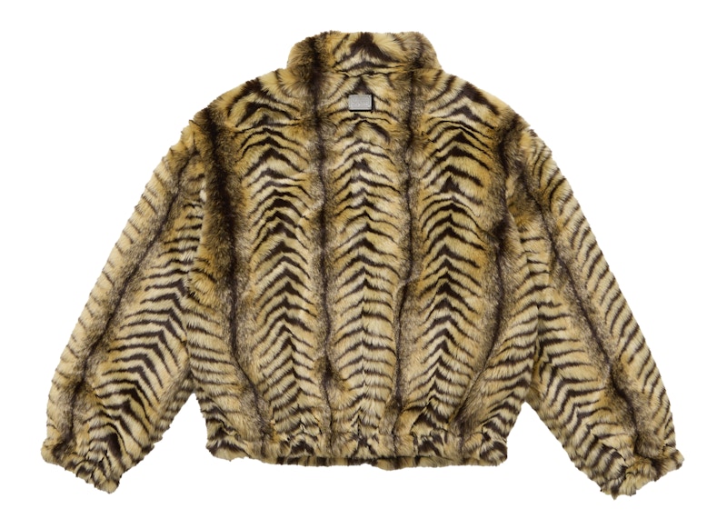 Supreme Faux Fur WINDSTOPPER Bomber Jacket Tan 圖 3