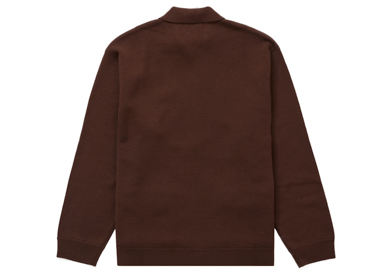 Supreme Faux Fur Zip Up Cardigan Brown 圖 2