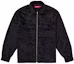 Buy Supreme Faux Fur Zip Up Shirt Black