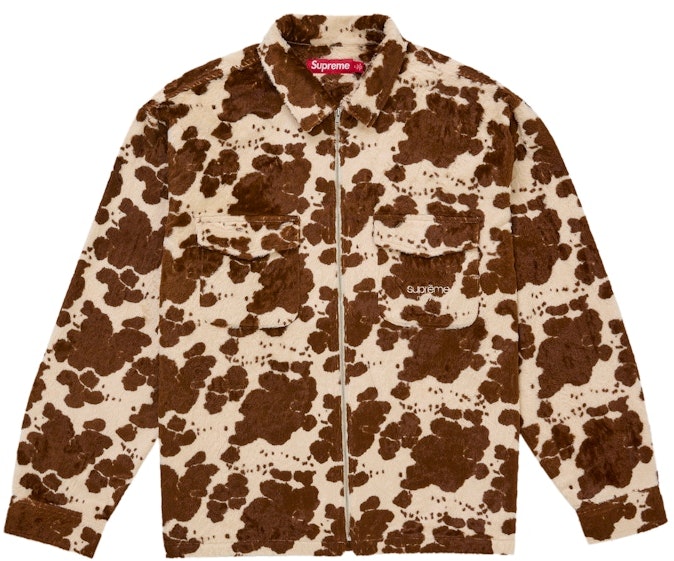 supreme-faux-fur-zip-up-shirt-cow