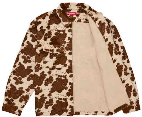 Supreme Faux Fur Zip Up Shirt Cow Order Supreme Faux Fur Zip Up Shirt Cow