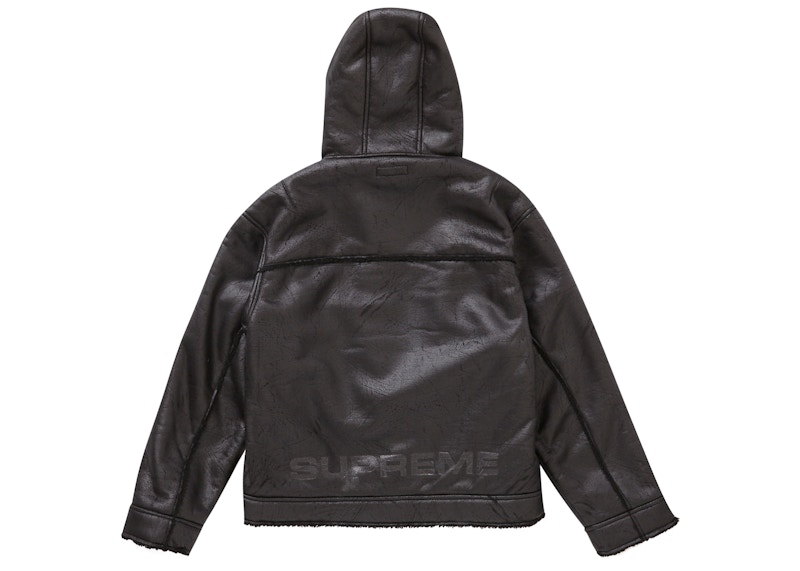 シュプリーム フェイクシアリング フーディー (SS23) 黒 を購入