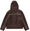 Lookbook Supreme Faux Shearling Hooded Jacket (SS23) Brick