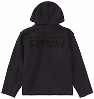 Supreme Faux Shearling Hooded Jacket Black