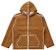 Supreme Faux Shearling Hooded Jacket Tan