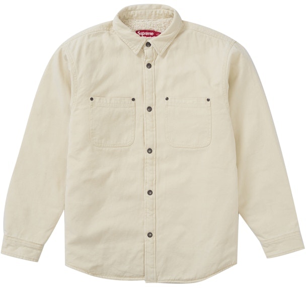 supreme-faux-shearling-lined-work-shirt-natural