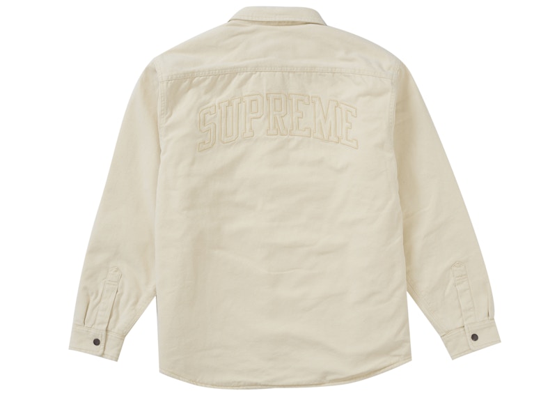 Lookbook Supreme Kemeja Kerja Lined Faux Shearling Natural