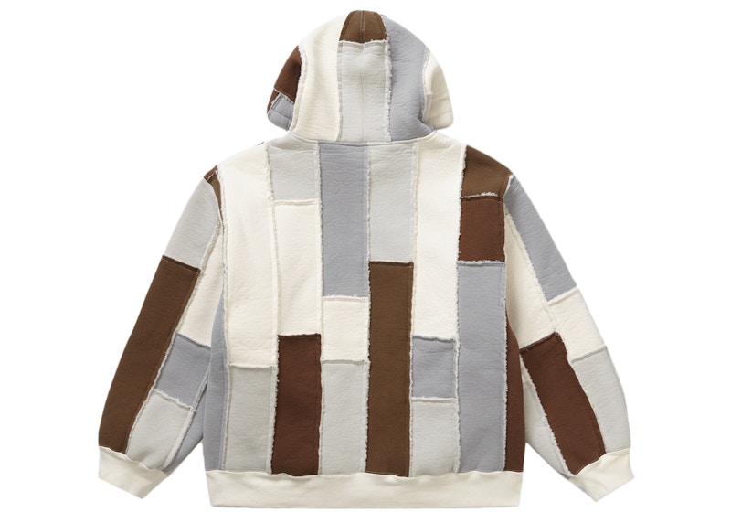 Supreme Faux Shearling Zip Up Hooded Sweatshirt Natural 圖 3