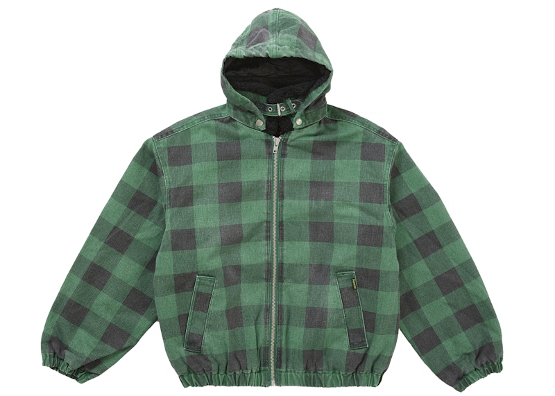 Supreme Faux Sherling Lined Bomber Jacket (FW25) Plaid