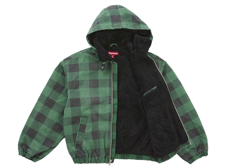 Supreme Faux Sherling Lined Bomber Jacket (FW25) Plaid 圖 2