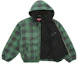 Order シュプリーム フェイクシアリング ラインド ボンバージャケット (FW25) チェック