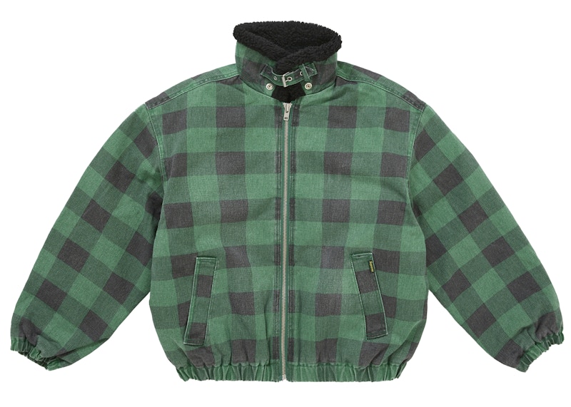 Supreme Faux Sherling Lined Bomber Jacket (FW25) Plaid 圖 5