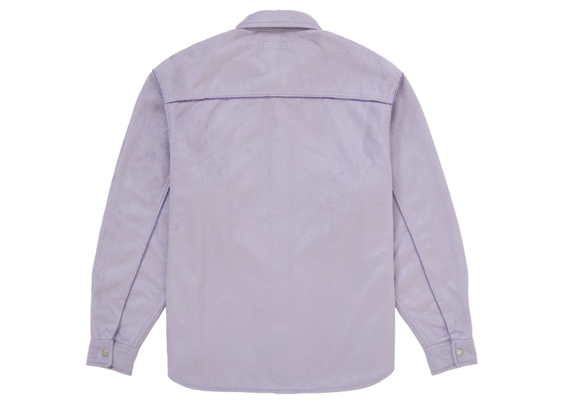 Lookbook Camisa Snap de Gamuza Sintética Supreme Lila