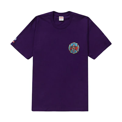 Supreme FDNY Engine 9 Tee Purple