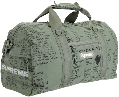 Supreme Field Duffle Bag Olive Gonz Order Supreme Field Duffle Bag Olive Gonz
