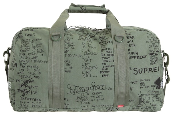 Supreme Field Duffle Bag Olive Gonz Lookbook Supreme Field Duffle Bag Olive Gonz