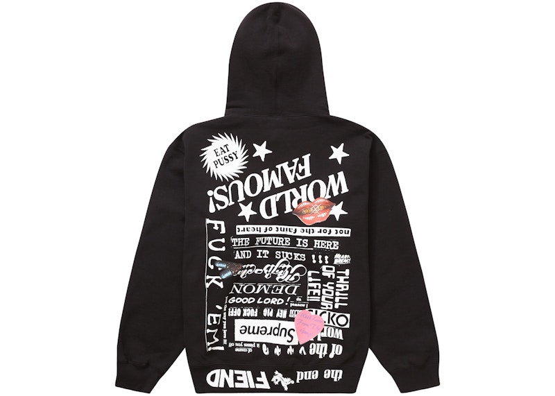 Supreme Fiend Hooded Sweatshirt Black 圖 2