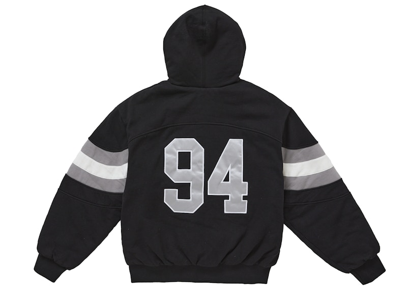 Supreme Filled Zip Up Hooded Sweatshirt Black 圖 3