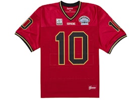 Supreme Find God Football Jersey Red Supreme Find God Football Jersey Red