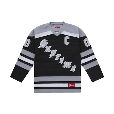 Supreme Fire & Ice Hockey Jersey Black