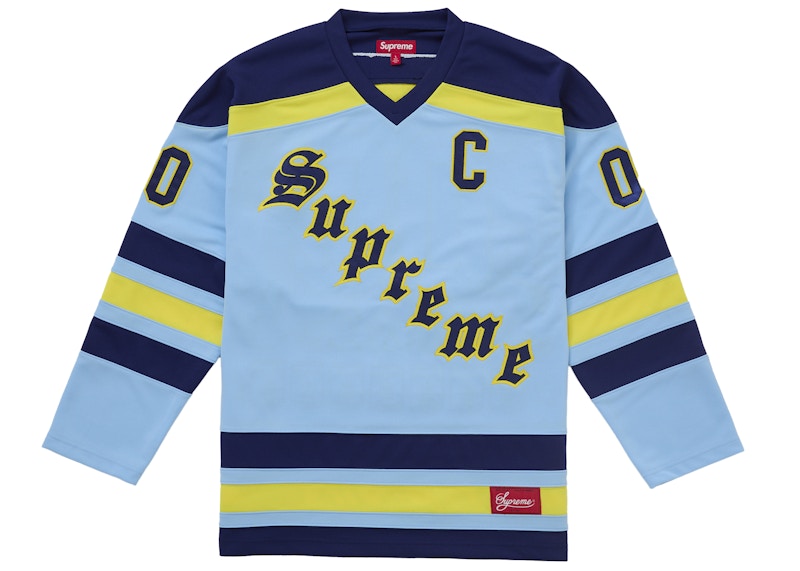 Supreme Fire & Ice Hockey Jersey Light Blue