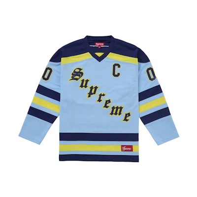Supreme Fire & Ice Hockey Jersey Light Blue
