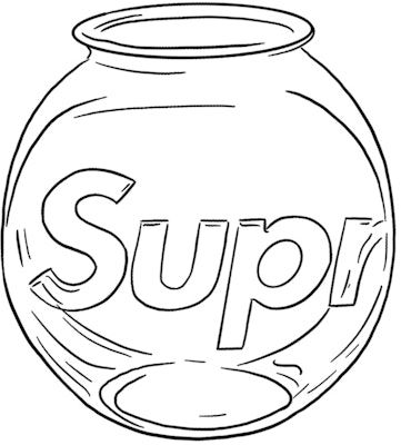 Supreme Fish Bowl Clear Buy Supreme Fish Bowl Clear