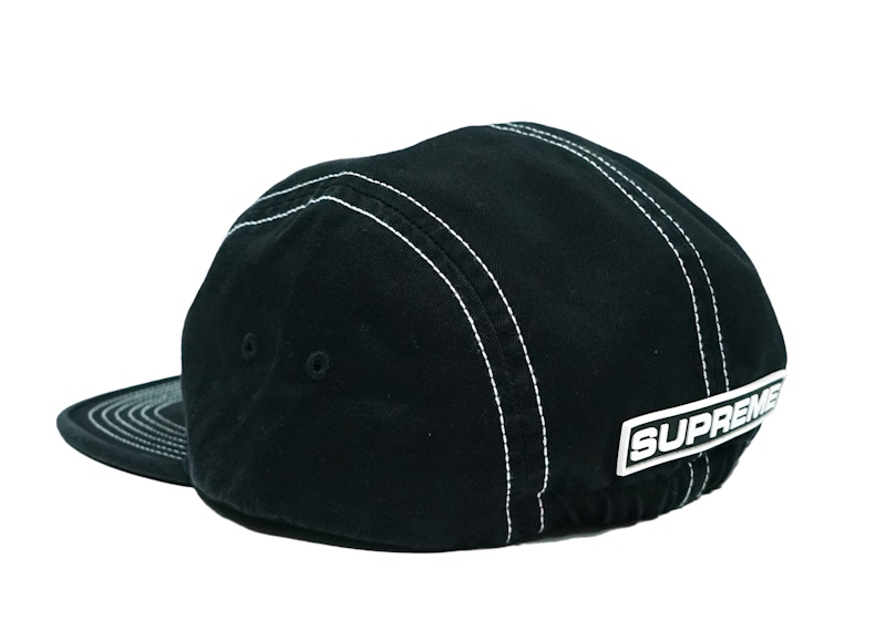 Supreme Fitted Rear Patch Camp Cap Black 圖 2