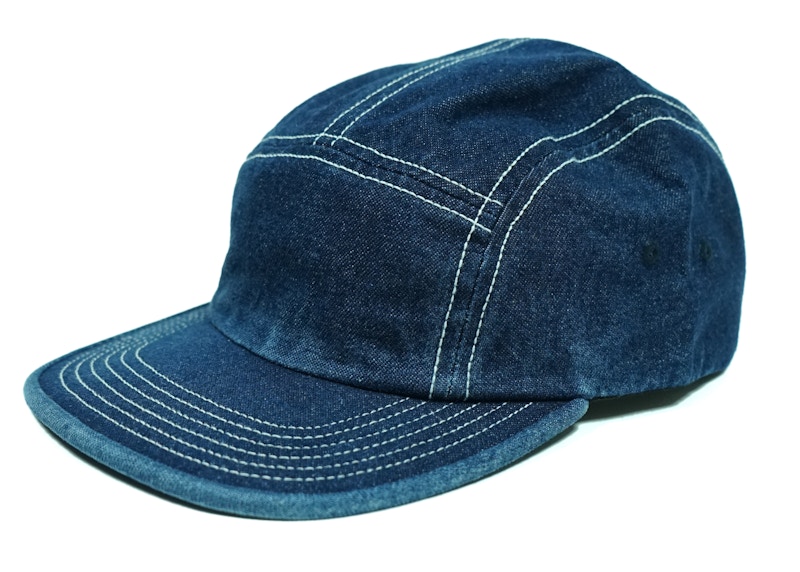 Buy Supreme Topi Denim Fitted Patch Belakang Camp