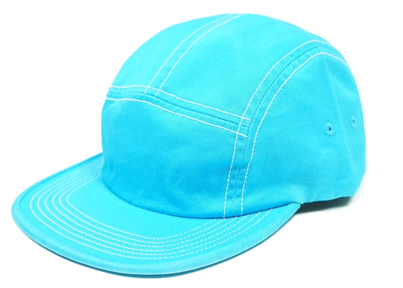 Buy Supreme Gorra Ajustada Rear Patch Camp Azul Neón