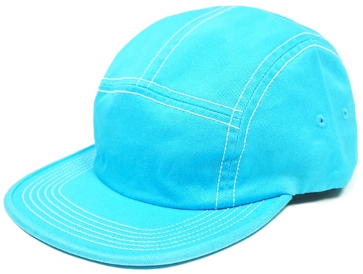 Supreme Gorra Ajustada Rear Patch Camp Azul Neón Buy Supreme Gorra Ajustada Rear Patch Camp Azul Neón