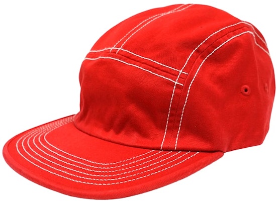 紅色 Supreme 合身後貼營地帽 Buy 紅色 Supreme 合身後貼營地帽