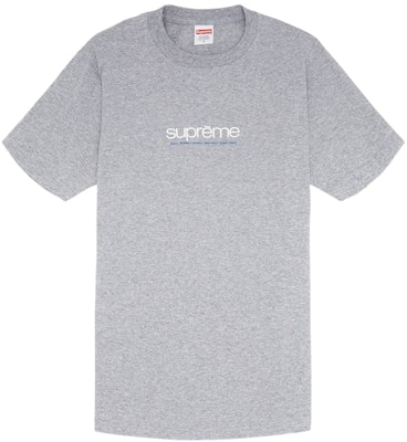 Supreme Five Boroughs Tee Heather Grey Buy Supreme Five Boroughs Tee Heather Grey