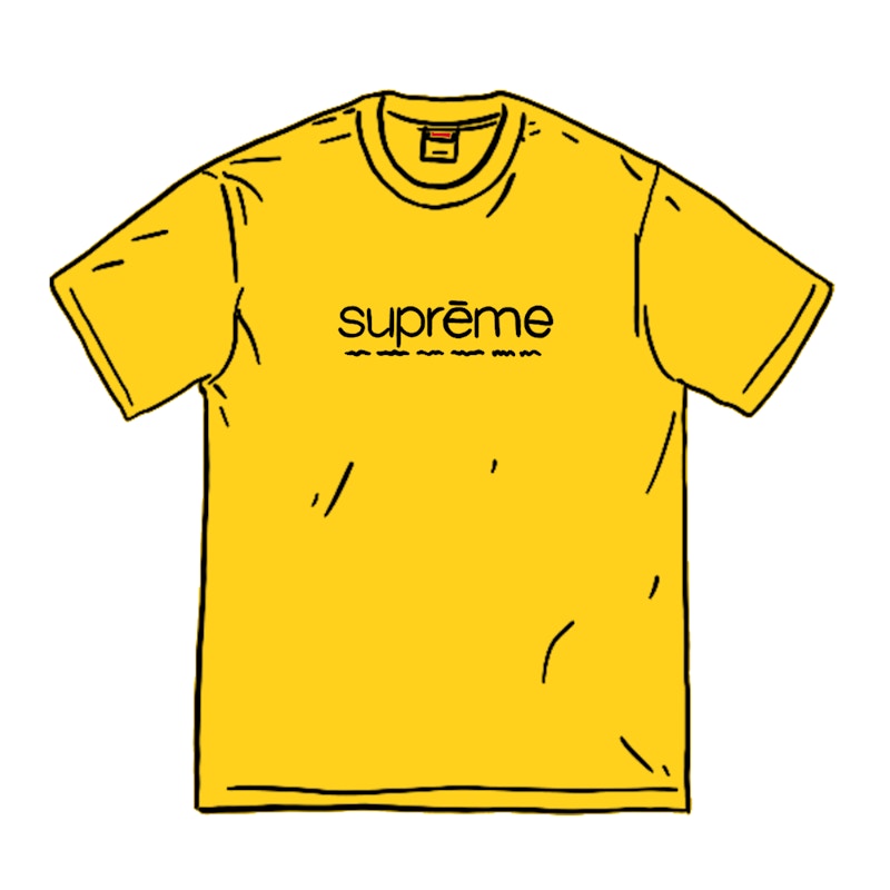 Supreme Five Boroughs Tee Yellow