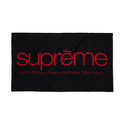 Supreme Five Boroughs Towel Black