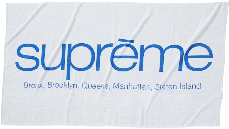 supreme-five-boroughs-towel-white