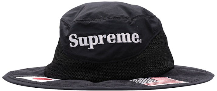 Supreme Sombrero Boonie Negro con Banderas. Buy Supreme Sombrero Boonie Negro con Banderas.