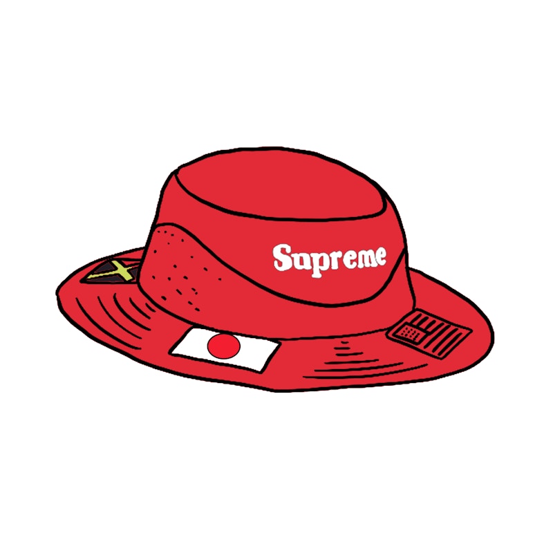 Supreme Flags Boonie Red