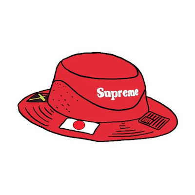 Supreme Flags Boonie Red