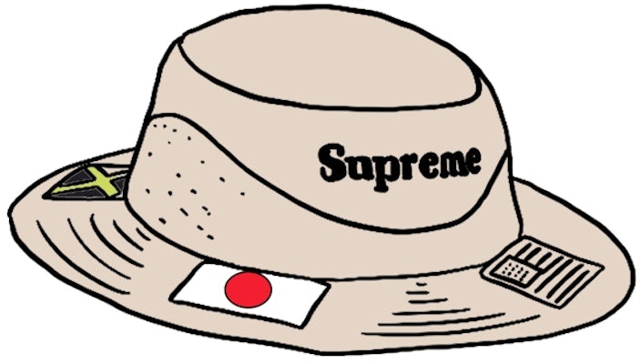 Supreme Flags Boonie Tan Buy Supreme Flags Boonie Tan