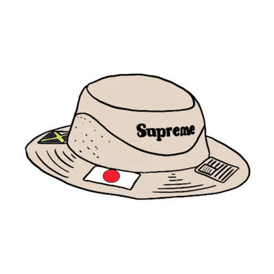 Supreme Flags Boonie Tan