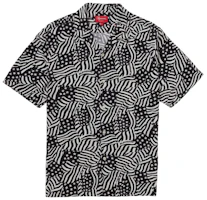 Supreme Flags Rayon S/S Shirt Black Flags Supreme Flags Rayon S/S Shirt Black Flags