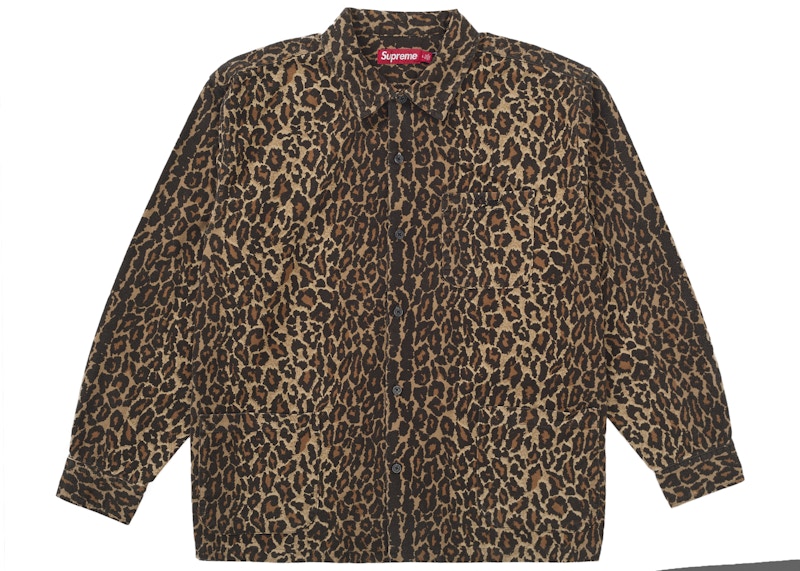 Supreme Flannel Pajama Shirt Leopard