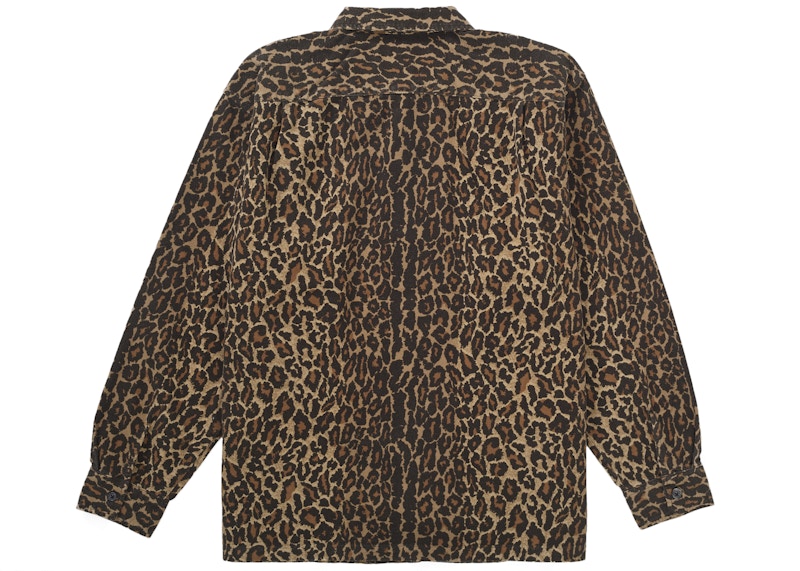 Order Supreme 法兰绒睡衣衬衫 豹纹