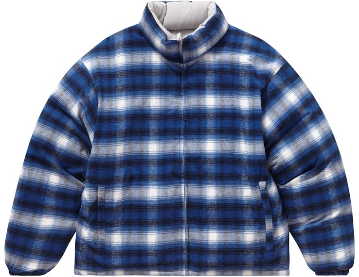 supreme-flannel-reversible-puffer-jacket-grey
