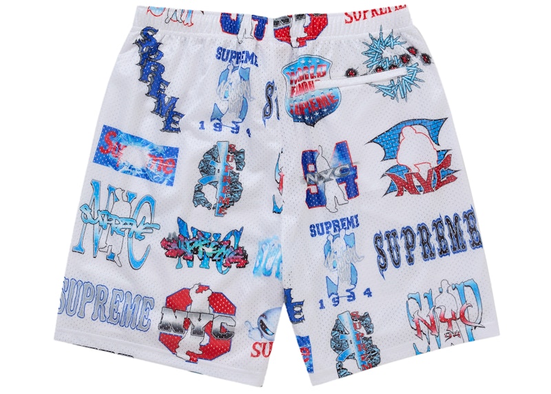 Order シュプリーム フラッシュ メッシュ ショーツ ホワイト