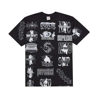 Supreme Flash Tee Black