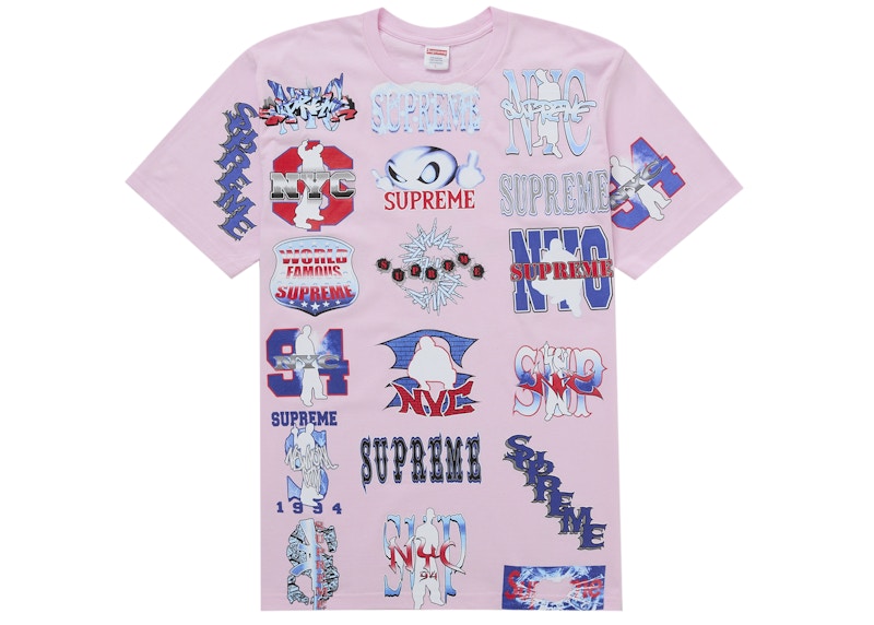 Supreme Flash Tee Light Pink